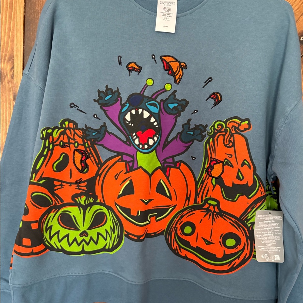 Disney Blue Crewneck Top